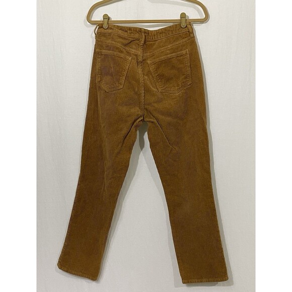 PACSUN Mom Jeans Camel Corduroy Ankle SZ 27 - Picture 4 of 9